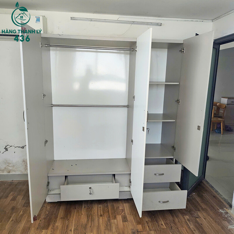 Tủ Quần Áo Cũ 1M6X2MX60CM Gỗ Mdf Chống Ẩm tu-quan-ao-cu-1m6x2mx60cm-go-mdf-chong-am-2 Tủ Quần Áo Cũ 1M6X2MX60CM Gỗ Mdf Chống Ẩm