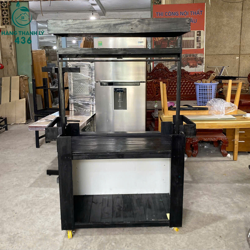 Xe Bán Hàng Cũ 1M8X1M2X77CM Vân Gỗ Đen Phối Vàng xe-ban-hang-cu-1m8x1m2x77cm-van-go-den-phoi-vang-4 Xe Bán Hàng Cũ 1M8X1M2X77CM Vân Gỗ Đen Phối Vàng