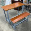 Bộ Bàn Ghế Học Sinh Cũ 90CMX40CM Thiết Kế Băng Dài Hai Người Ngồi