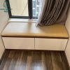 Ghế Băng Cũ Bọc Da Kèm 2 Hộc Tủ