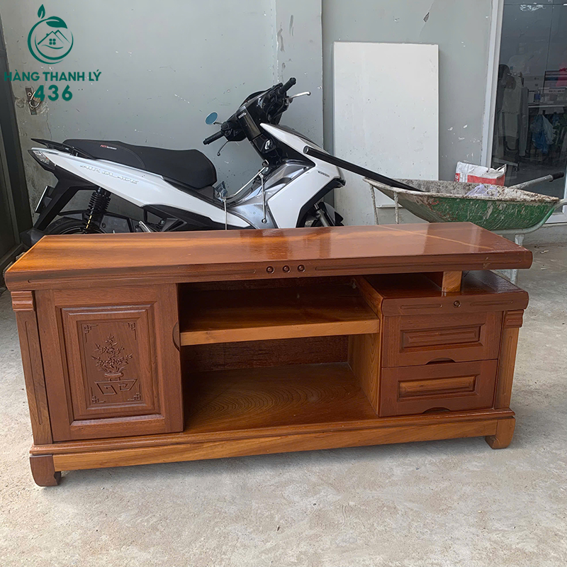 ke-tivi-cu-go-xoan-dao-co-hoc-3 Mua Bán Bàn Ghế Cũ, Nội Thất Cũ Tại TPHCM  
