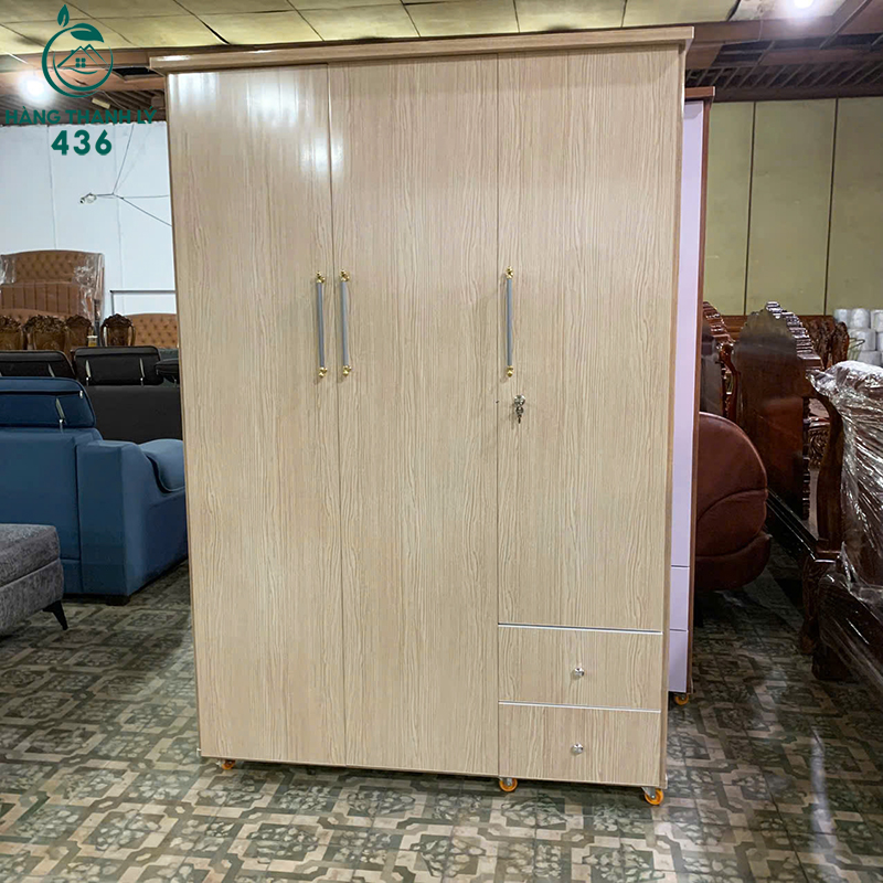 tu-quan-ao-nhua-3-canh-1m2-nhieu-mau-6 Tủ Quần Áo Nhựa 3 Cánh 1M2 Mới 99% (Nhiều Mẫu)  