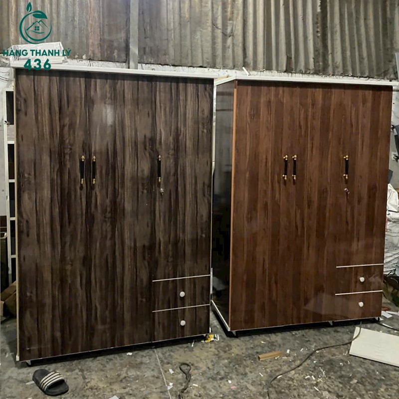 tu-quan-ao-nhua-3-canh-1m2-nhieu-mau Tủ Quần Áo Nhựa 3 Cánh 1M2 Mới 99% (Nhiều Mẫu)  