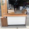 Bàn Giám Đốc Cũ 1M6X60CM Kèm Tủ Phụ 1M2 Tiện Lợi