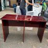Bàn Làm Việc Màu Nâu Đỏ Gỗ Công Nghiệp