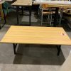 Bàn Làm Việc Ngồi Bệt Cũ 1M2X60CMX35CM Vân Gỗ Vàng