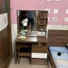 Bàn Phấn Gỗ Cũ Thiết Kế Nhiều Ngăn Kệ Vân Gỗ Nâu Trắng