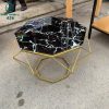 Bàn Sofa Kim Cương Cũ Mặt Đen Vân Đá Sang Trọng