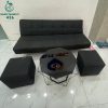 Bộ Sofa Bed Cũ 2 Đôn Kèm Bàn Trà Tiện Dụng