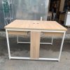 Cụm Bàn Làm Việc Cũ 1M2X60CM Vân Gỗ Vàng