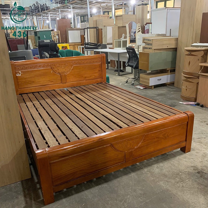 Giường Ngủ Cũ 1M6X2M Màu Nâu Có Đầu Giường Chạm Họa Tiết Đẹp giuong-ngu-cu-1m6x2m-mau-nau-co-dau-giuong-cham-hoa-tiet-dep-2 Giường Ngủ Cũ 1M6X2M Màu Nâu Có Đầu Giường Chạm Họa Tiết Đẹp