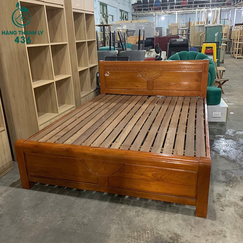Giường Ngủ Cũ 1M6X2M Màu Nâu Có Đầu Giường Chạm Họa Tiết Đẹp giuong-ngu-cu-1m6x2m-mau-nau-co-dau-giuong-cham-hoa-tiet-dep-3 Giường Ngủ Cũ 1M6X2M Màu Nâu Có Đầu Giường Chạm Họa Tiết Đẹp