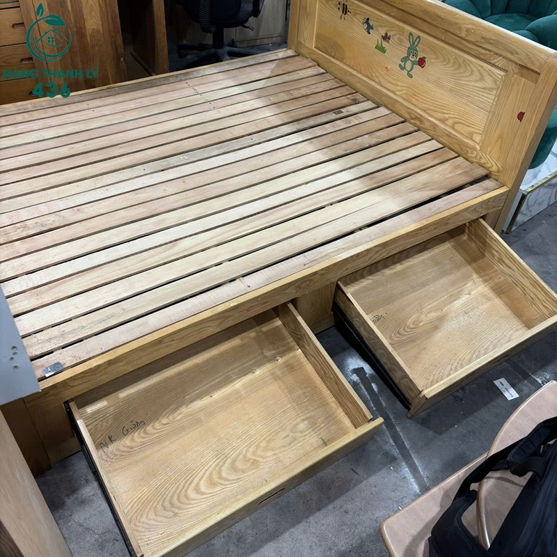 Giường Ngủ Cũ 1M6X2M Thiết Kế Hai Hộc Kéo giuong-ngu-cu-1m6x2m-thiet-ke-hai-hoc-keo-2 Giường Ngủ Cũ 1M6X2M Thiết Kế Hai Hộc Kéo