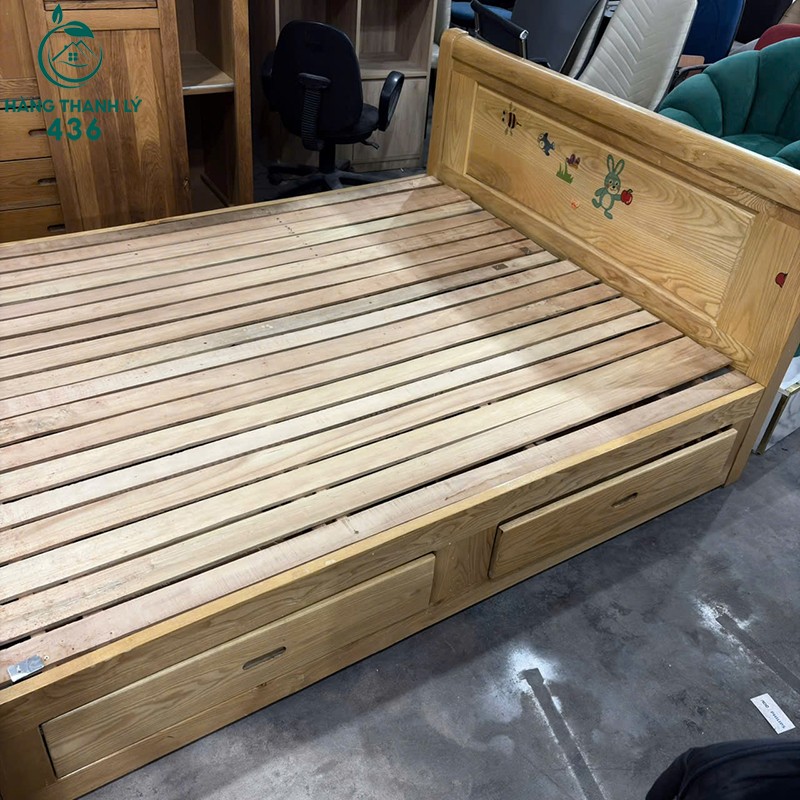 Giường Ngủ Cũ 1M6X2M Thiết Kế Hai Hộc Kéo giuong-ngu-cu-1m6x2m-thiet-ke-hai-hoc-keo-3 Giường Ngủ Cũ 1M6X2M Thiết Kế Hai Hộc Kéo