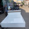 Giường Ngủ Cũ Màu Trắng Có Hộc Kéo 4 Bên Tiện Lợi