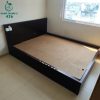 Giường Ngủ Vân Gỗ Đen 1M6 Cũ