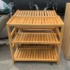 Kệ Giày Dép Cũ 3 Tầng Vân Gỗ Vàng Nhạt