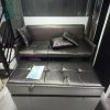 Sofa Bọc Da Cũ 1M76 Màu Nâu Đen