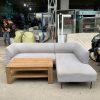 Sofa Vải Cũ Chữ L Màu Xám Dễ Phối Nội Thất