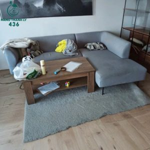 Sofa Vải Cũ Chữ L Màu Xám Dễ Phối Nội Thất