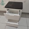 Tab Đầu Giường Trắng Đen Có 2 Hộc Kéo