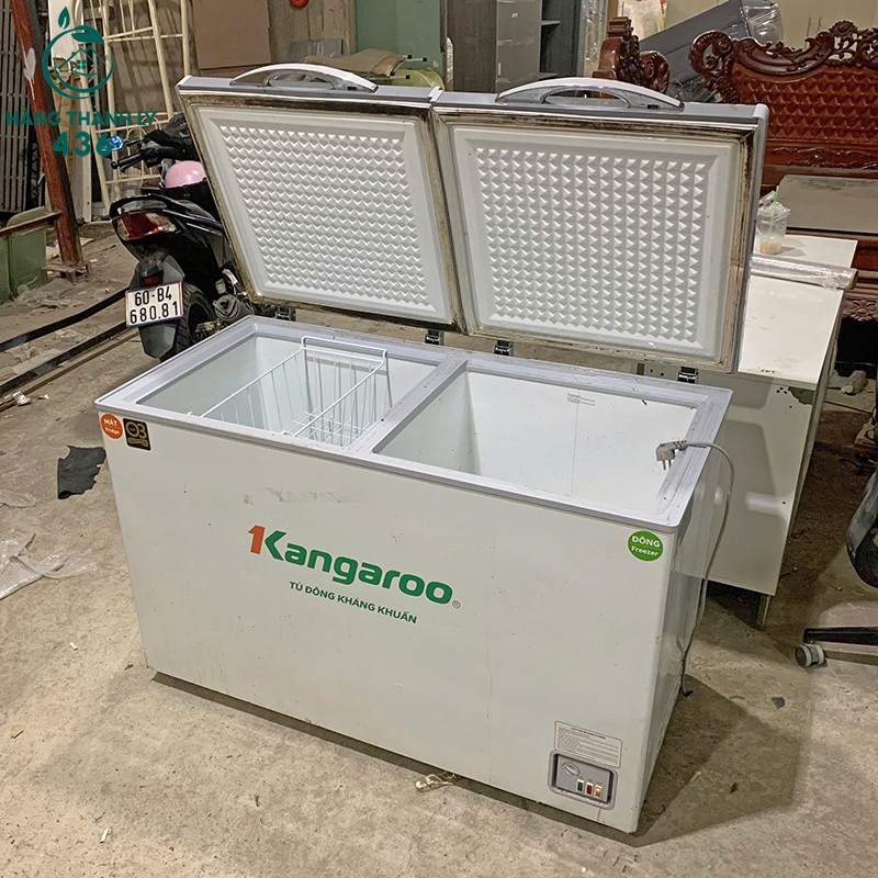 tu-dong-kangaroo-cu-co-ngan-mat-ngan-dong-1 Tủ Đông Kangaroo Cũ Có Ngăn Mát Ngăn Đông  