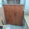 Tủ Giày Cũ Vân Gỗ Nâu 1M05X35CM Nhiều Ngăn Đựng Tiện Lợi