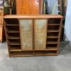 Tủ Giày Tre Giả Gỗ Cũ 1M17X32CMX95CM Nhiều Tầng