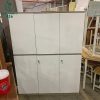 Tủ Hồ Sơ Cũ 1M2X40CMX1M6 Màu Trắng Vân Gỗ Xám 6 Cánh