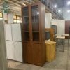 Tủ Hồ Sơ Cũ Gỗ Công Nghiệp Cánh Kính Cao Rộng