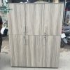 Tủ Hồ Sơ Cũ Màu Vân Gỗ Xám 1M2X40CMX1M6 6 Cánh