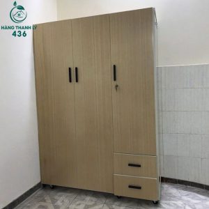 Tủ Nhựa Cũ 3 Cánh Kích Thước Gọn Gàng Dễ Bố Trí