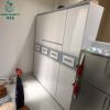 Tủ Quần Áo Cũ Màu Trắng Phối Xanh Nhạt 4 Cánh