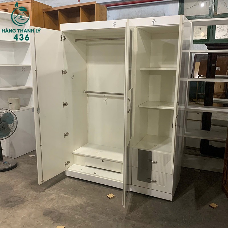 Tủ Quần Áo Gỗ Cũ 1M4X1M96 Màu Trắng Xám tu-quan-ao-go-cu-1m4x1m96-mau-trang-xam-3 Tủ Quần Áo Gỗ Cũ 1M4X1M96 Màu Trắng Xám