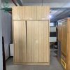 Tủ Quần Áo Gỗ Cửa Lùa Cũ 1M6 Vân Gỗ Sáng
