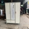 Tủ Quần Áo Sắ Cũ Ba Cánh Có Gương Soi Và Ngăn Kéo