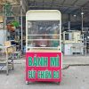 Xe Bán Bánh Mì Cũ 80CMX50CMX1M7 Có Kính Trưng Bày Tiện Bán