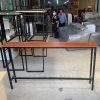 Bàn Bar Cũ Vân Gỗ Nâu 1M8