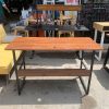 Bàn Làm Việc Cũ 1M2 Có Lỗ Đi Dây Tiện Lợi
