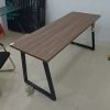 Bàn Làm Việc Cũ Mặt Gỗ Chân Sắt 1M6