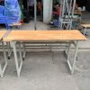 Bộ Bàn Ghế Cũ 1M2X40CM Chân Sắt
