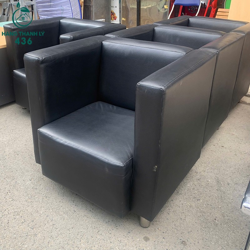 Ghế Sofa Đơn Cũ Bọc Da Màu Đen ghe-sofa-don-cu-boc-da-mau-den-1 Ghế Sofa Đơn Cũ Bọc Da Màu Đen
