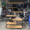 Kệ Trang Trí Gỗ Cũ 1M2 Nhiều Tầng Tiện Dụng