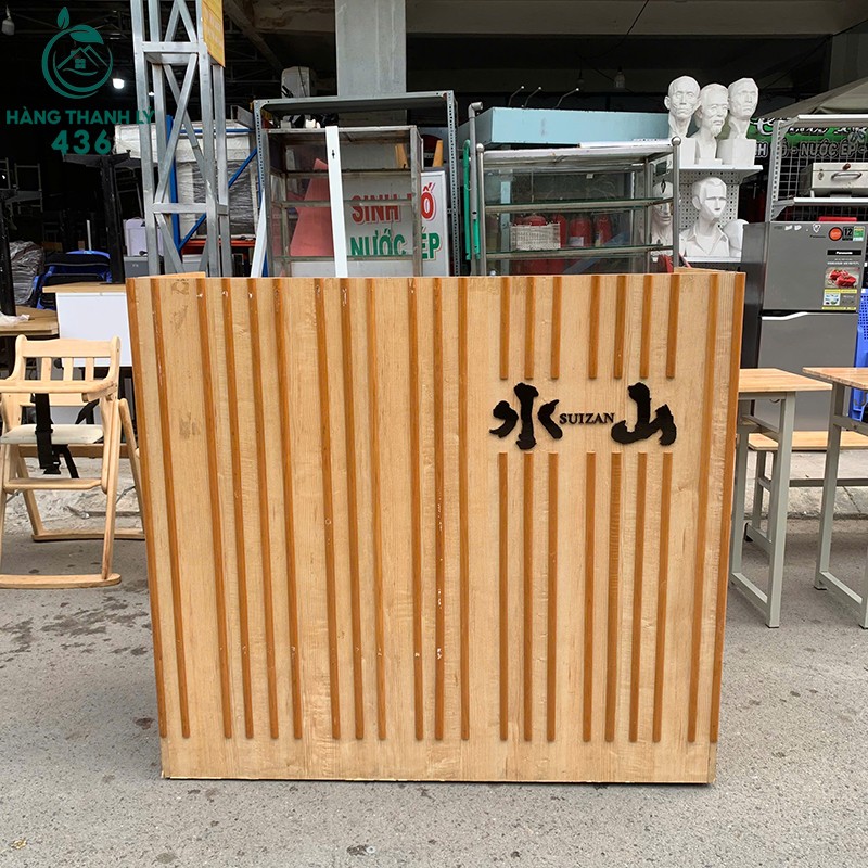 Quầy Cũ 1M2 Mặt Nan Gỗ Tạo Điểm Nhấn quay-cu-1m2-mat-nan-go-tao-diem-nhan-2 Quầy Cũ 1M2 Mặt Nan Gỗ Tạo Điểm Nhấn