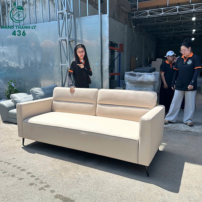 Sofa Băng Cũ Bọc Da Màu Kem Đẹp Hiện Đại sofa-bang-cu-boc-da-mau-kem-dep-hien-dai-1 Sofa Băng Cũ Bọc Da Màu Kem Đẹp Hiện Đại
