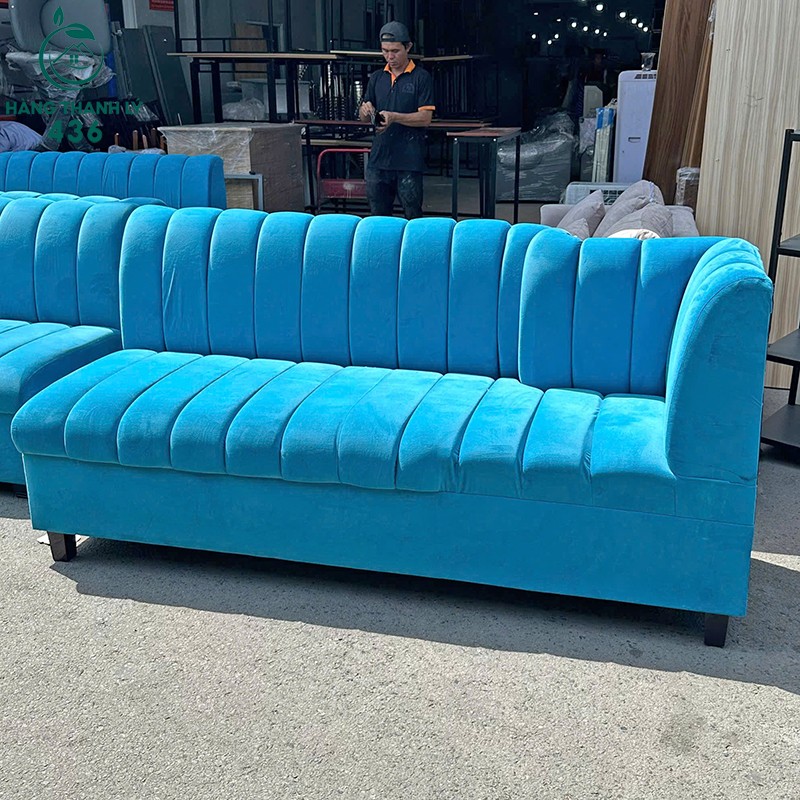 sofa-bang-cu-vai-nhung-mau-xanh-1m6-2 Sofa Băng Cũ Vải Nhung Màu Xanh 1M6 (Nhiều Mẫu)  