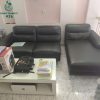 Sofa Da Cũ Góc L Sang Trọng