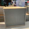 Tủ Hồ Sơ Vân Gỗ 1M2 Cũ Cửa Lùa Nhiều Kệ