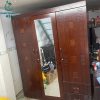 Tủ Quần Áo Cũ Màu Nâu Có Gương Soi