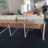 Bàn Cụm Làm Việc 6 Chỗ Cũ Chân Sắt